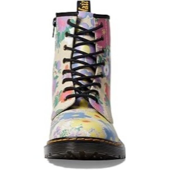 Dr Martens 1460 Floral Print Lace Up Combat Boots Womens Size - Picture 5 of 8